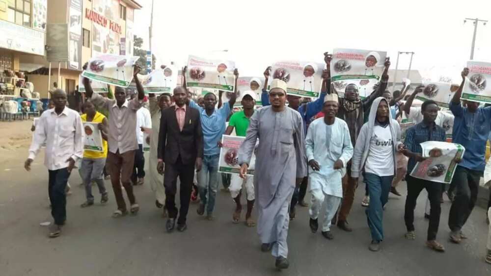 BREAKING: Buhari Free Zakzaky protest rocks Kaduna (PHOTOS)