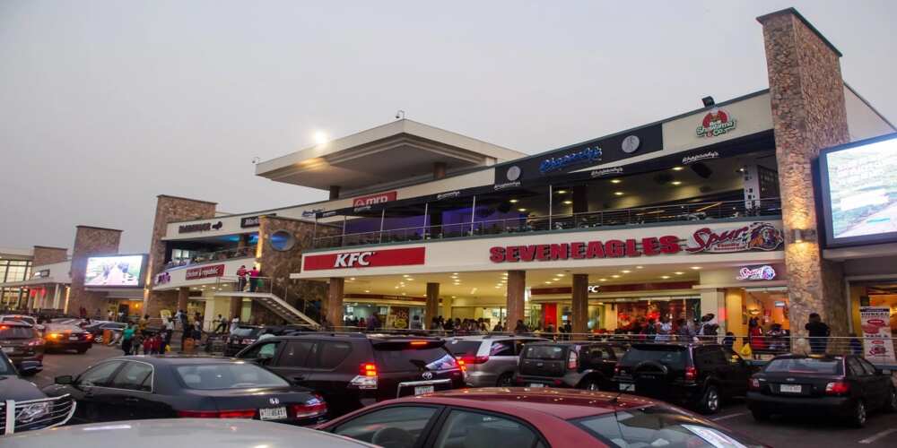 Ikeja City Mall in the evening