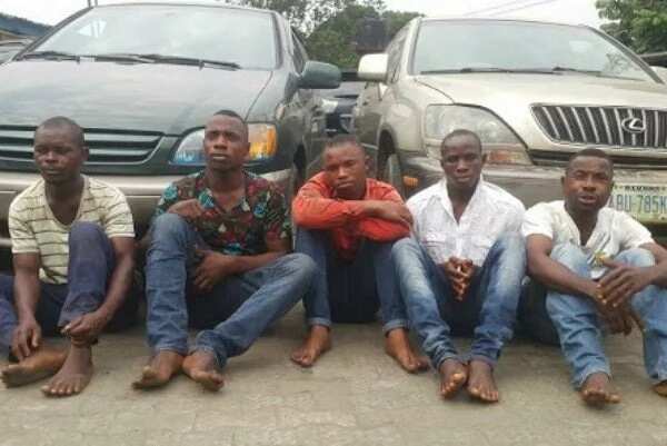 Police arrest, parade 5 kidnap suspects in Abia state
