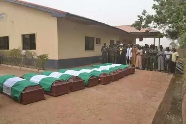 Nigerian Army buries 11 soldiers killed in operation against gunmen