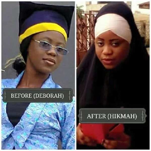 Young lady dumps Christianity for Islam, changes name from Deborah to Hikmah