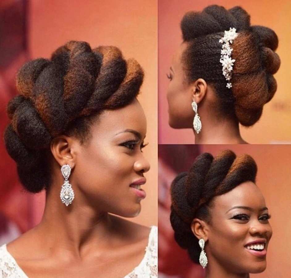 Latest Nigerian wedding hairstyles - Legit.ng