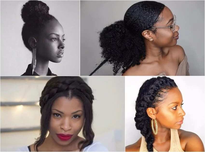 Hair Tutorial Step By Step Simple Hairstyle Twisted Bun Tutorial  Backstage Technique Of Twist Bun Hairstyle For Long Hair Stock Photo  Picture And Royalty Free Image Image 66660139