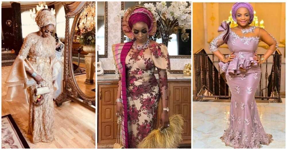 Nigerian traditional lace styles for wedding