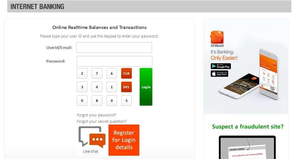 GTB Internet Banking Registration Tips Legit.ng