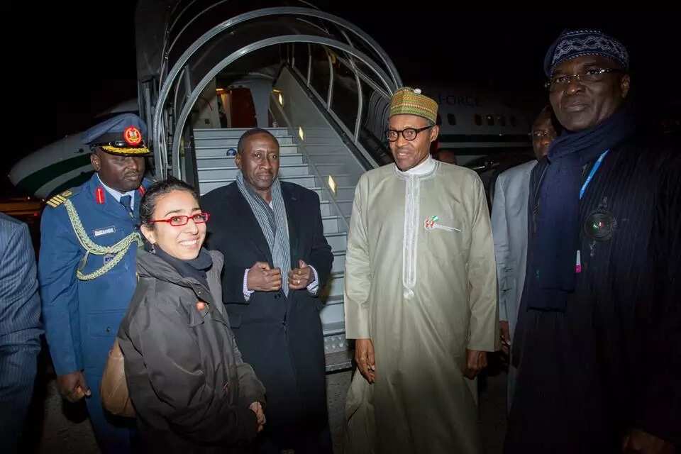 Buhari Arrives Paris For Climate Change Summit Buhari Arrives Paris For Climate Change Summit