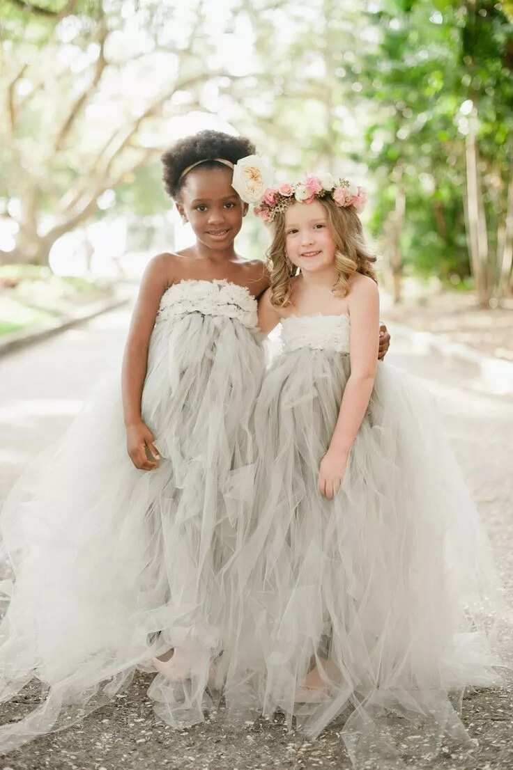 Little bride flower girl dresses