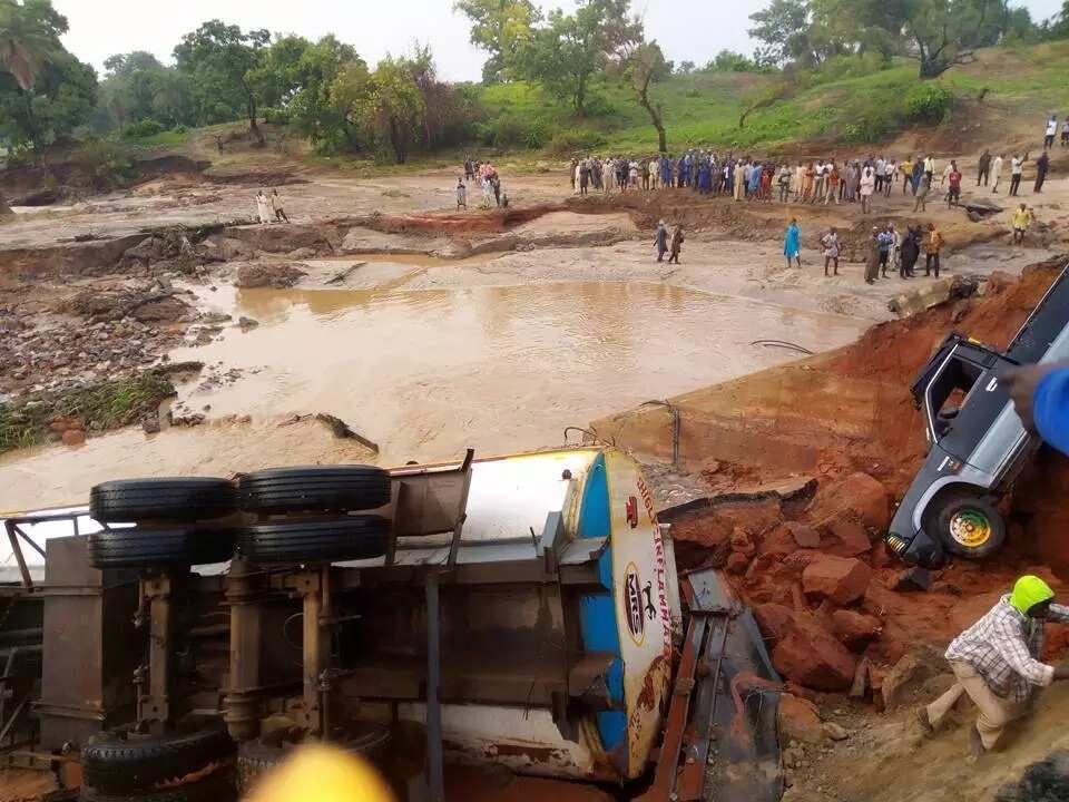 Commotion as Jebba road bridge collapsed