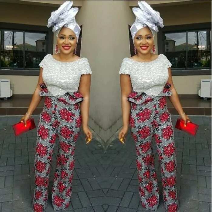 Mercy Aigbe headdress