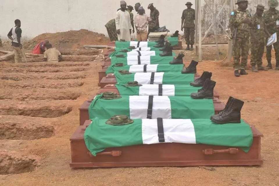 Nigerian Army buries 11 soldiers killed in operation against gunmen
