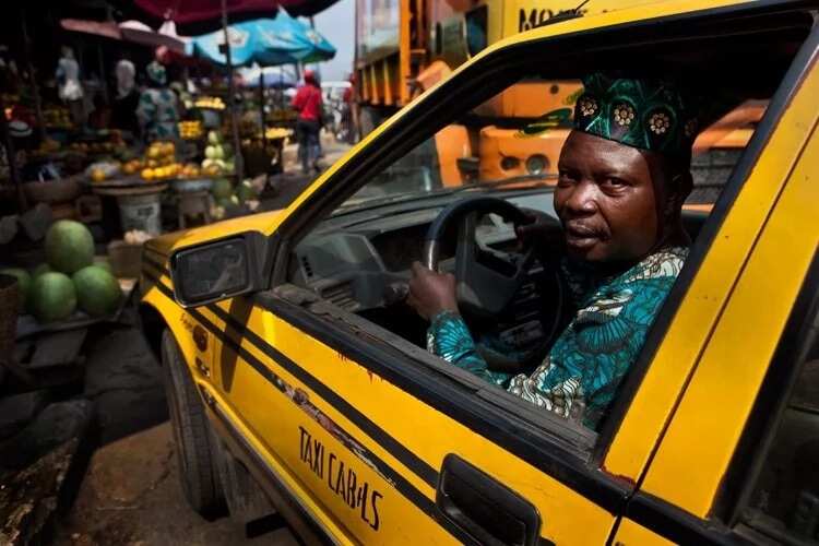 The Uber taxi is slowly taking over business from the traditional yellow cab drivers in Lagos