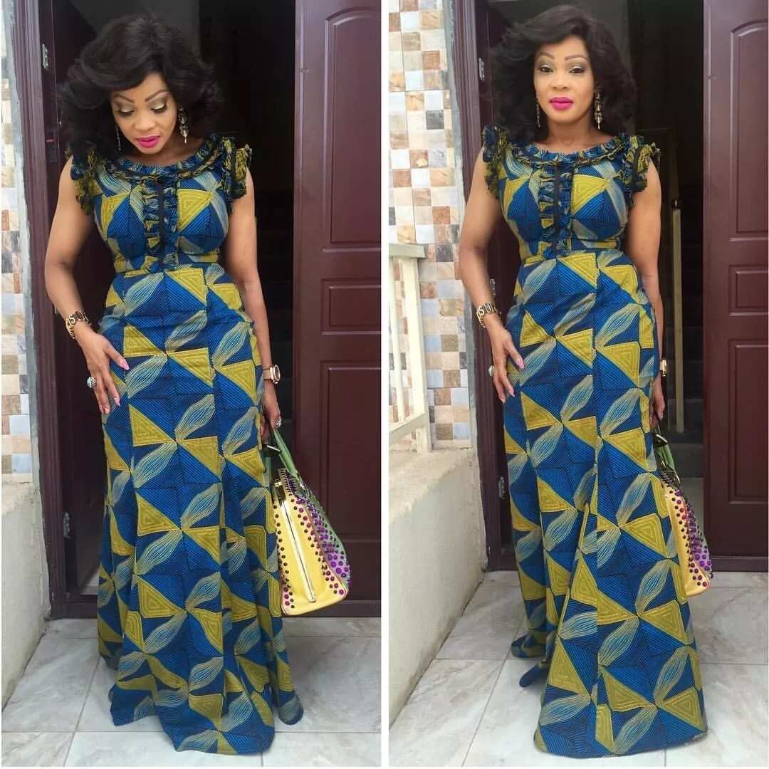 flowing gowns made with ankara