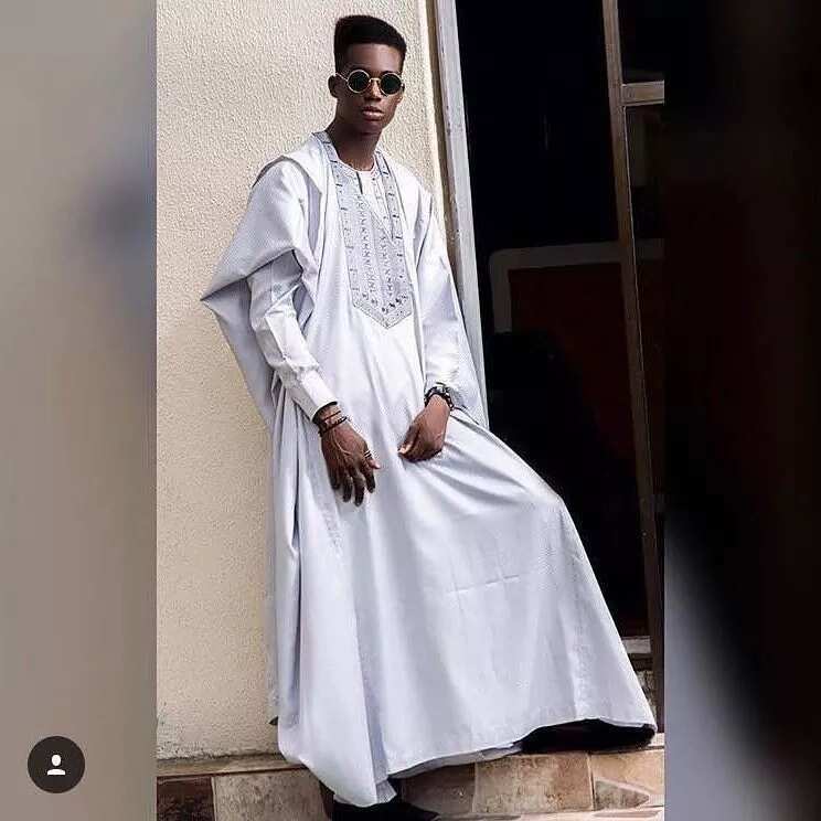 White agbada styles