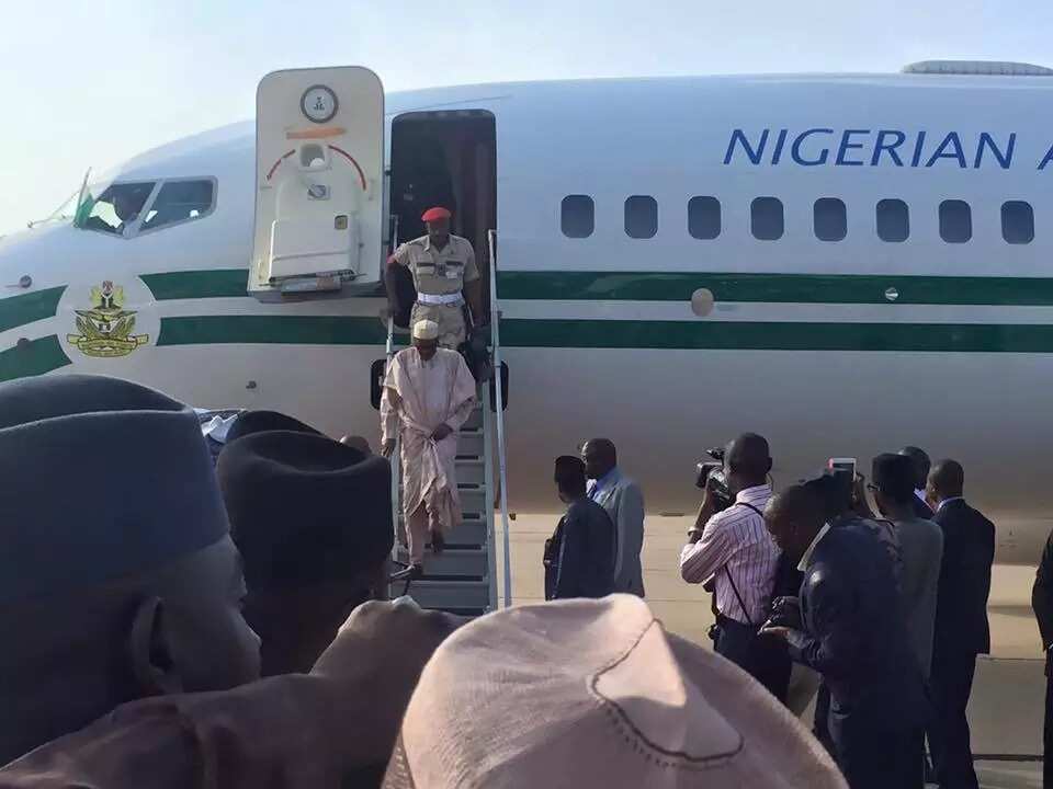 PHOTOS: President Buhari Arrives Kaduna State