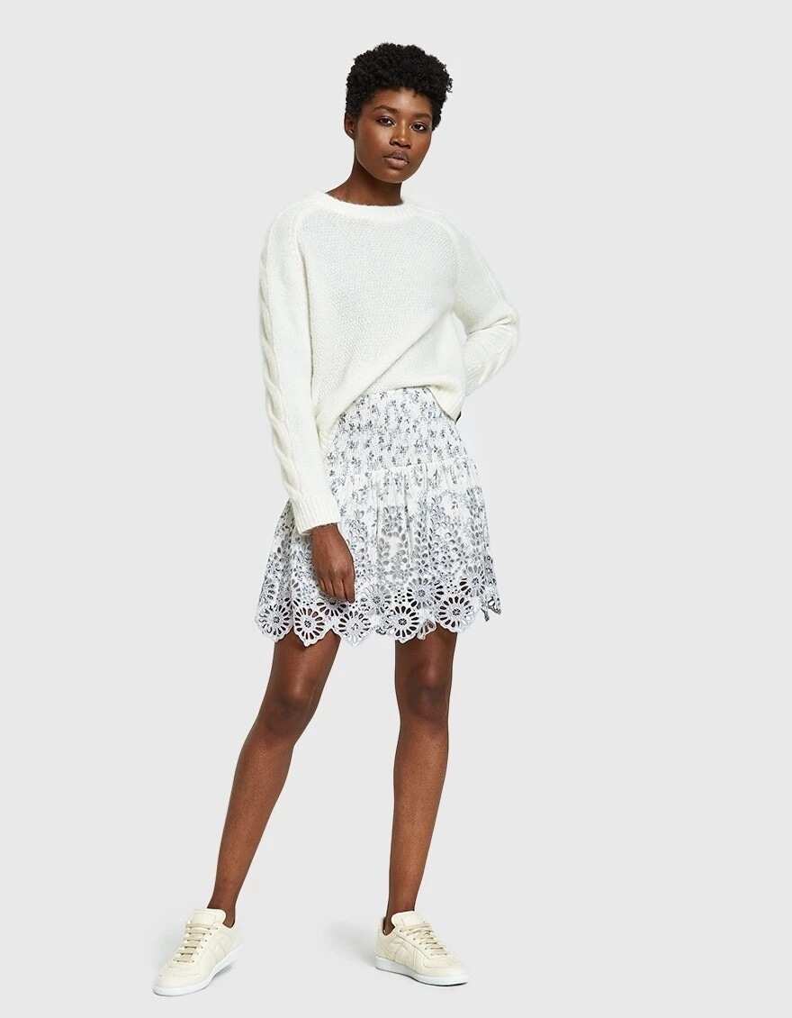 Cord on sale lace skirt