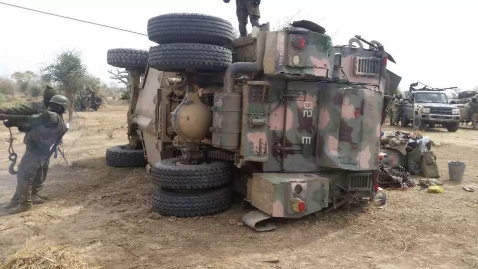 Army recoveres weapons, vehicles after engaging Boko Haram