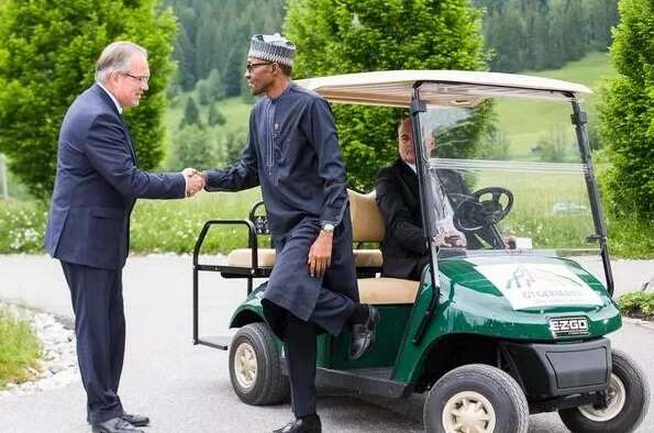 German Chancellor Merkel Greets President Buhari