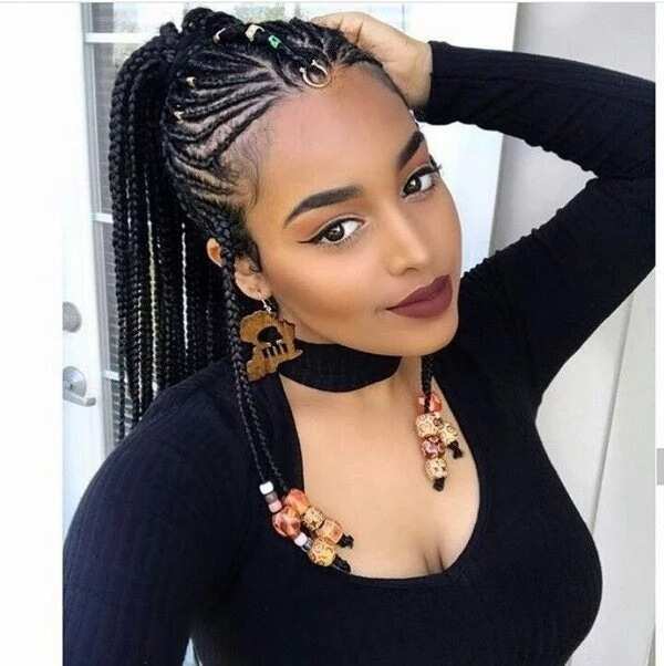 Nigerian hairstyle with wool