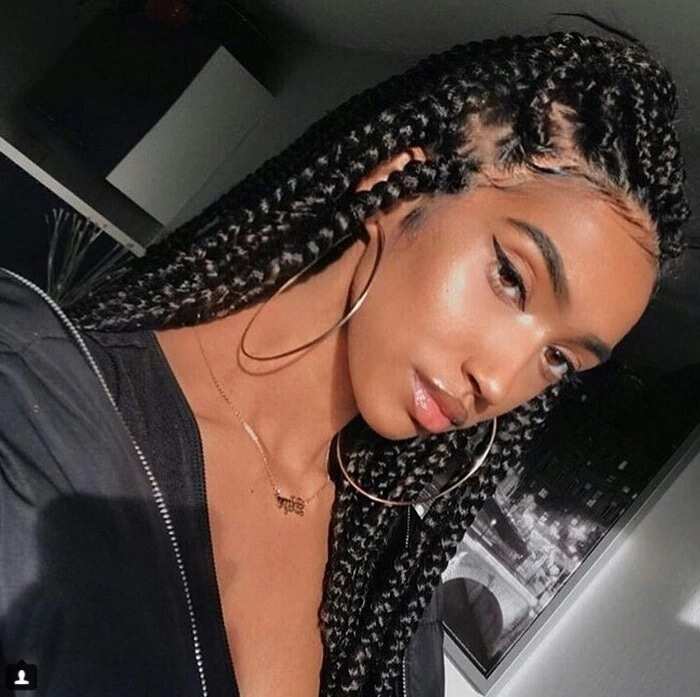 Long box braids