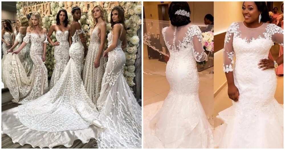 Mermaid wedding dresses for every woman