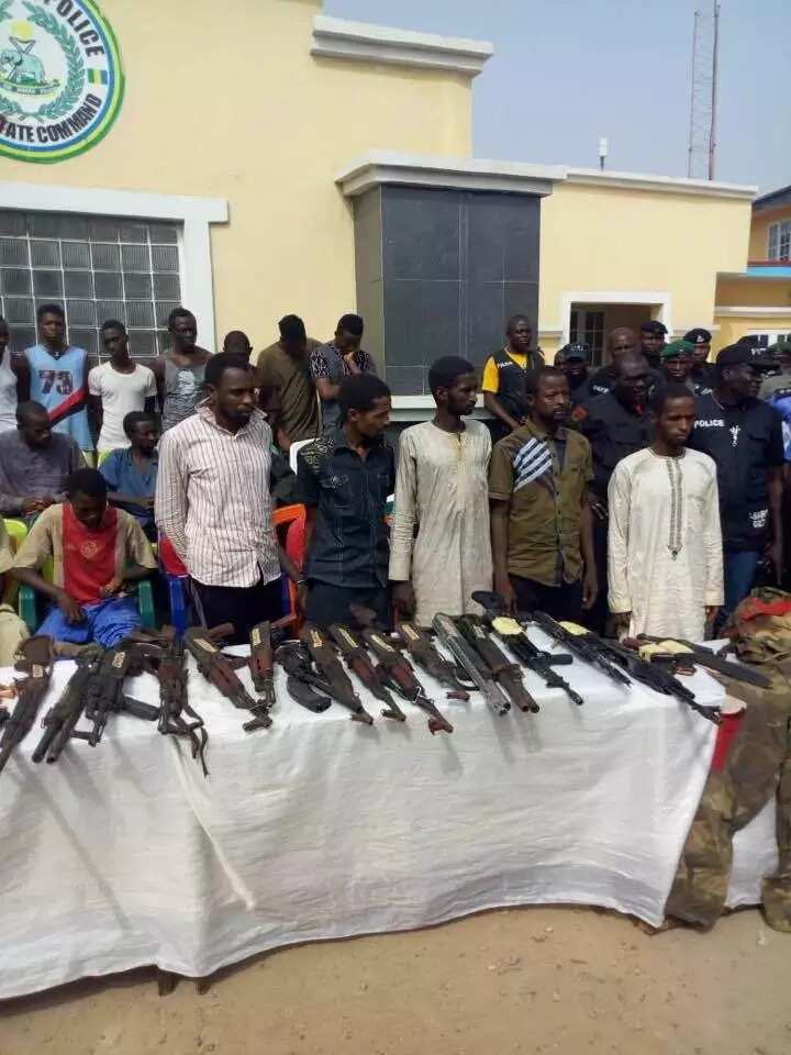 Breaking: Halti Bello, overall commander of kidnappers in Kogi state captured with 20 gang members
