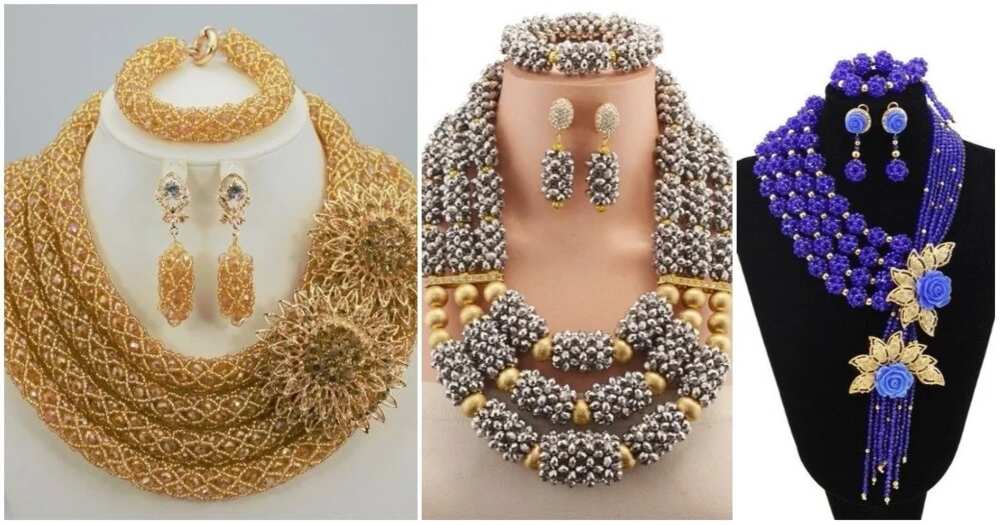Top Nigerian bead necklace designs and patterns