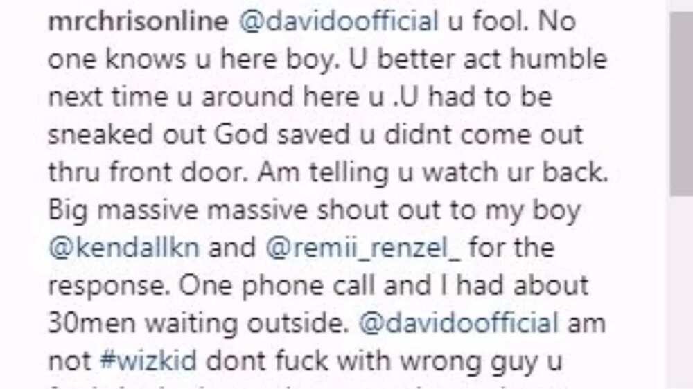 Davido narrowly escapes being beaten in London Davido narrowly escapes being beaten in London