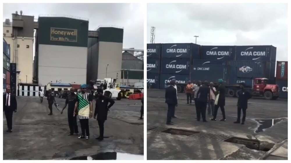E-Money shows off loads of containers he shipped for Honeywell (photos, video)