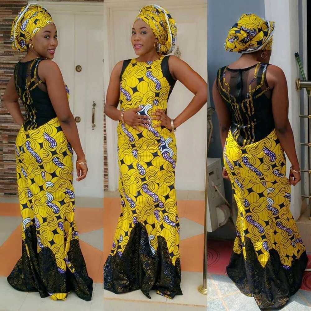 Latest Ankara long gown - just gorgeous