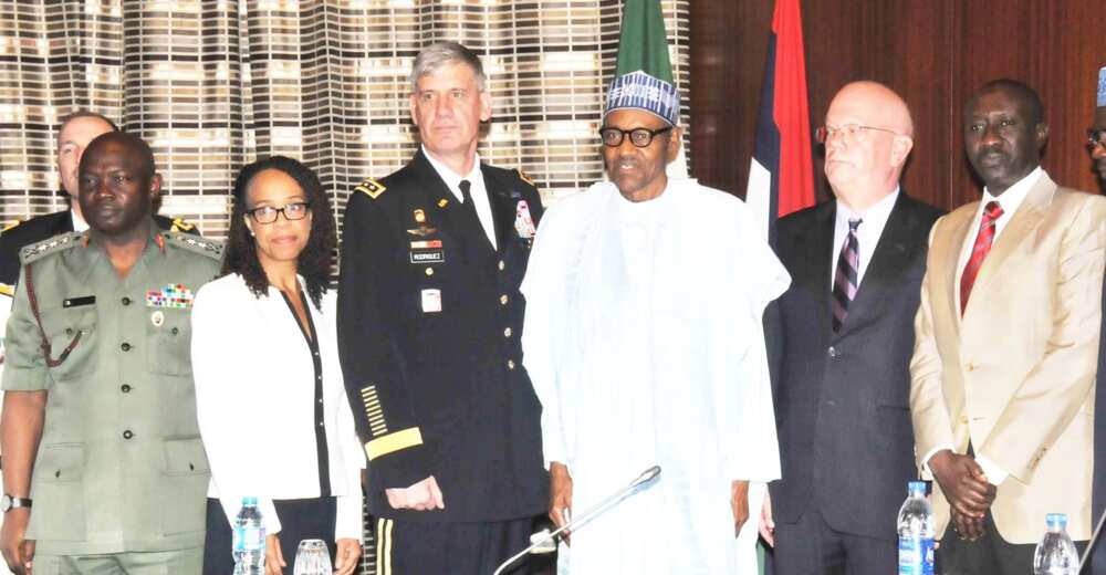 Buhari Meets With Commander Of US Africa Command