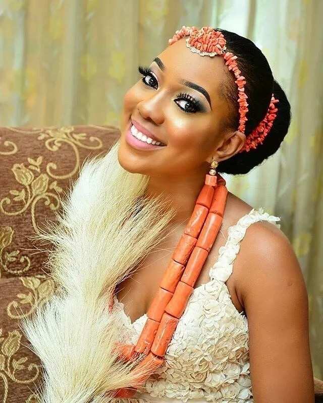 Simple beads for Igbo bride