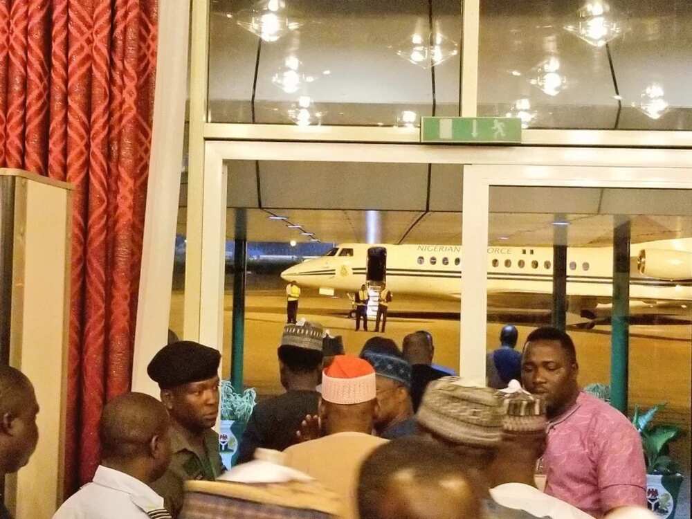 7 governors off to meet President Buhari in London (list, photos)