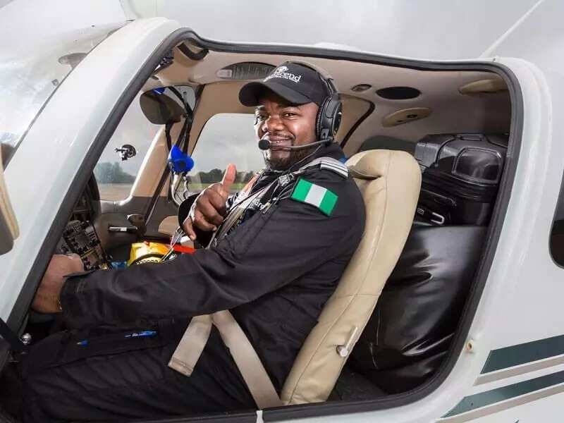 The first African to fly around the world