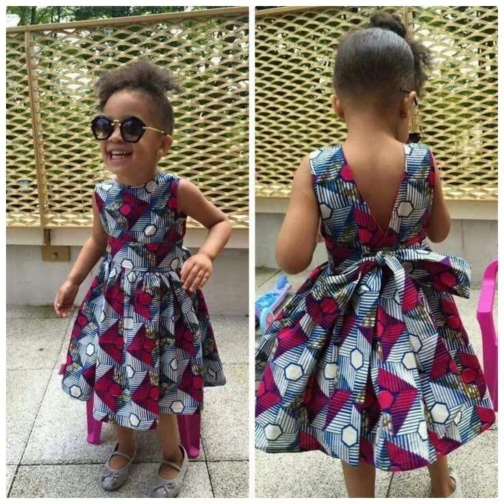 children ankara gown style