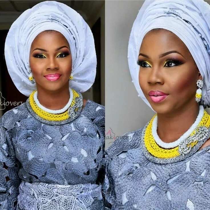Gray wedding colour in Nigeria