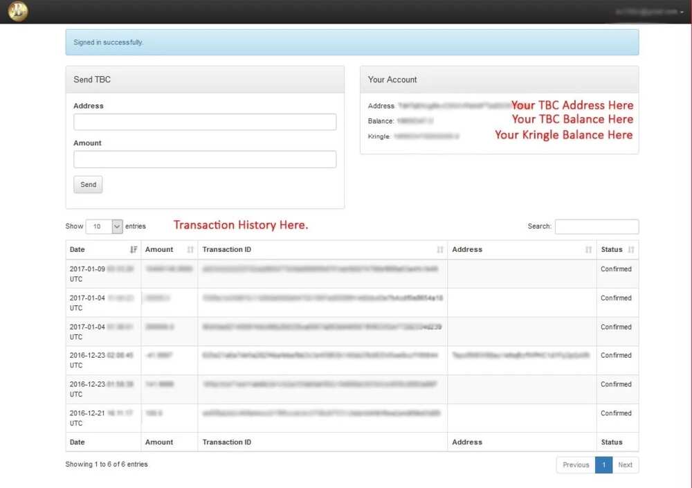tbc wallet tbc wallet