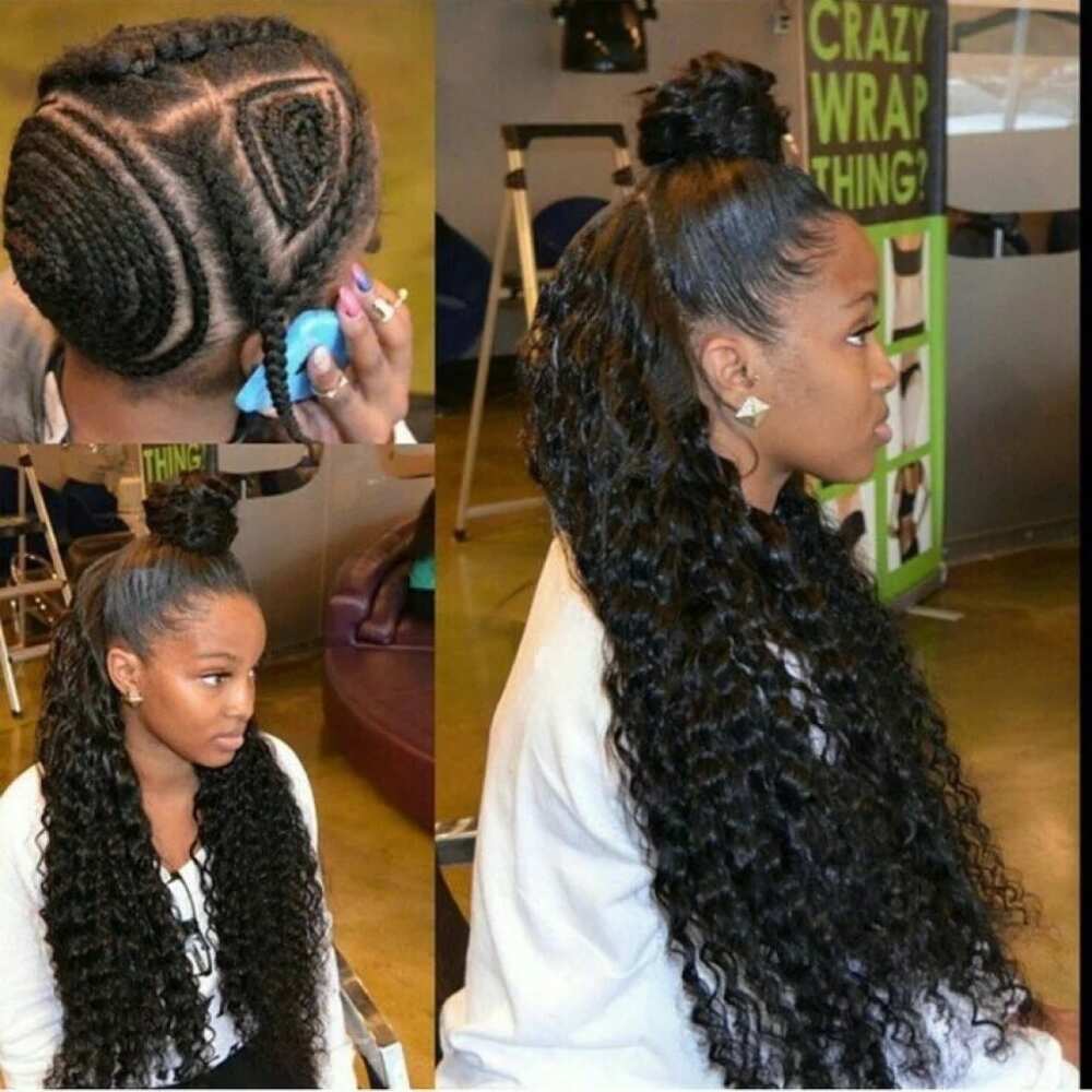 Sew in weanon hairstyles