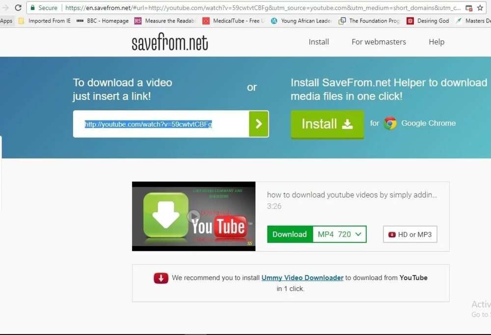 Download video from youtube to laptop