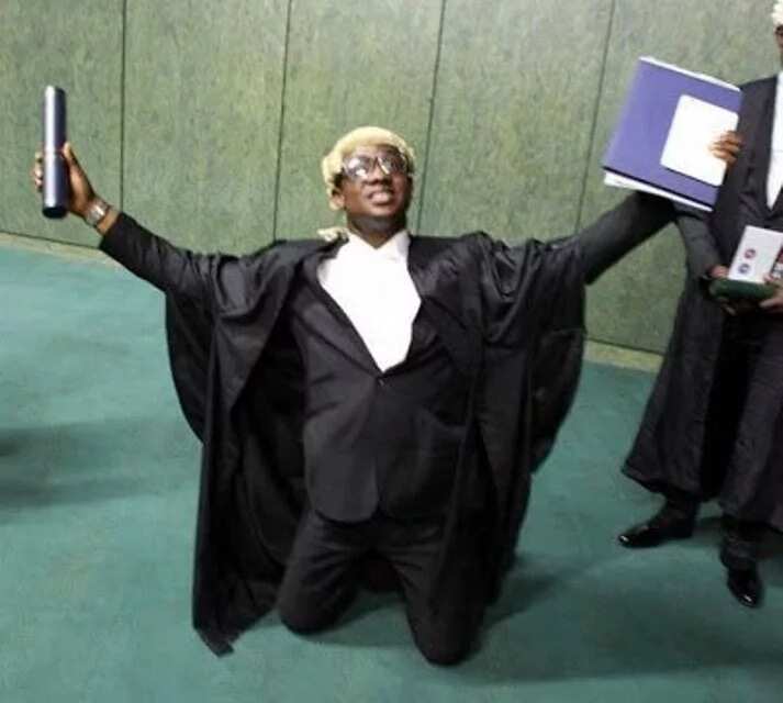 One of the joyous barristers. Photo credit: PAD