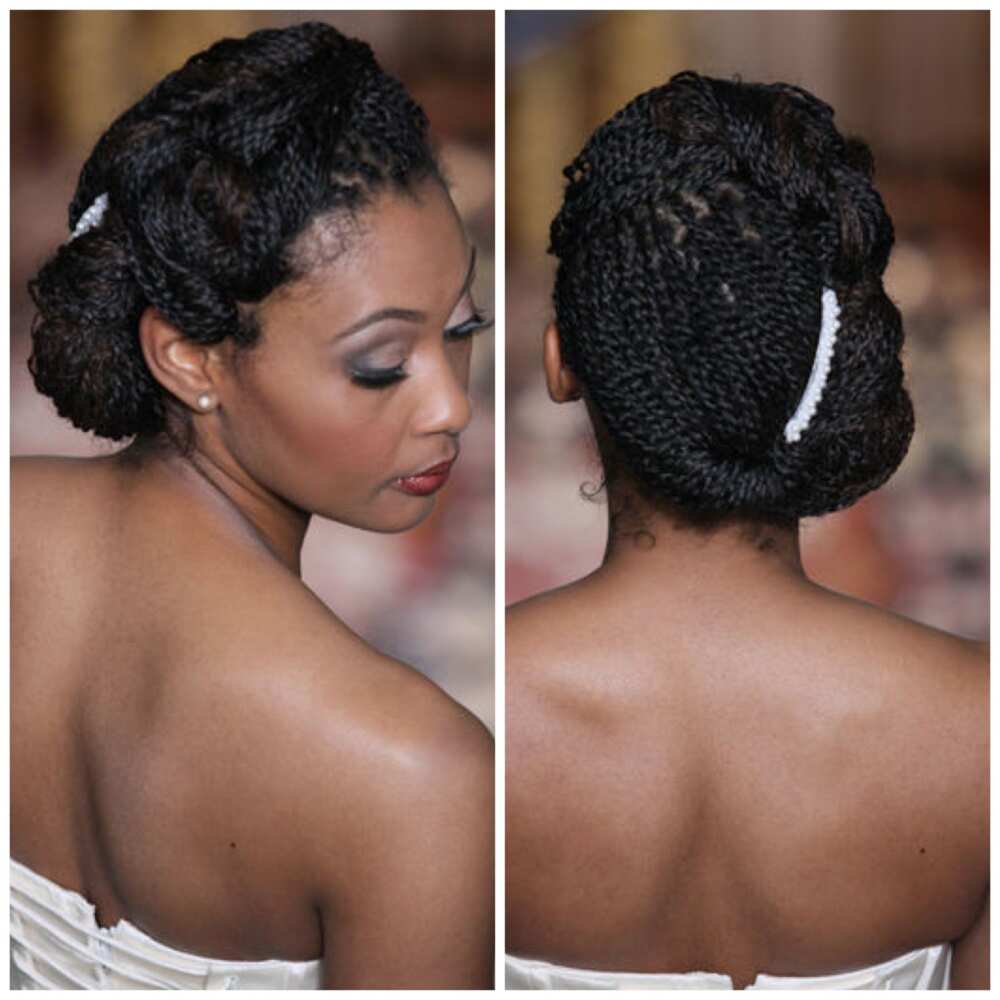 Twist braids styles for wedding