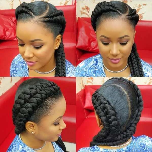 3D Ghana braids