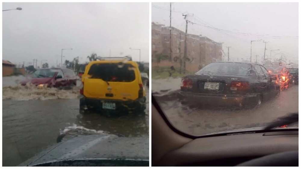 Water almost carried me away - Nigerians recounts dramatic experiences in Lagos flood (photos, video)