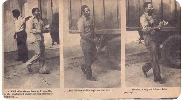 Tunatarwa: Yadda Obasanjo ya yi da ‘yan mãkircin juyin mulki na shekara 1976 (HOTUNA) Tunatarwa: Yadda Obasanjo ya yi da ‘yan mãkircin juyin mulki na shekara 1976 (HOTUNA)