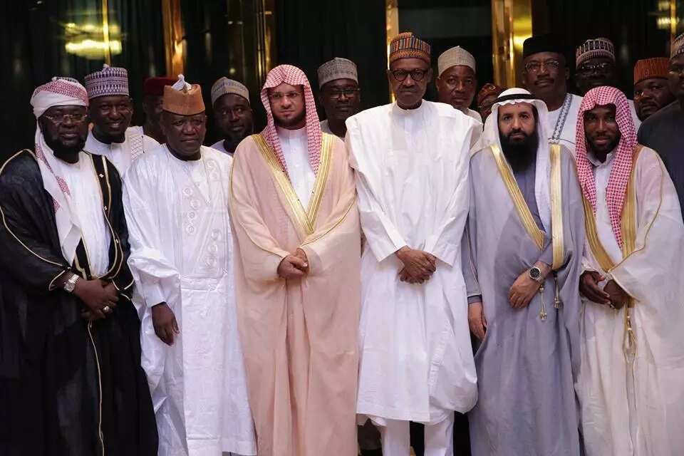 Jiga-Jigan malaman Saudiyya sun kawo ma Buhari ziyara