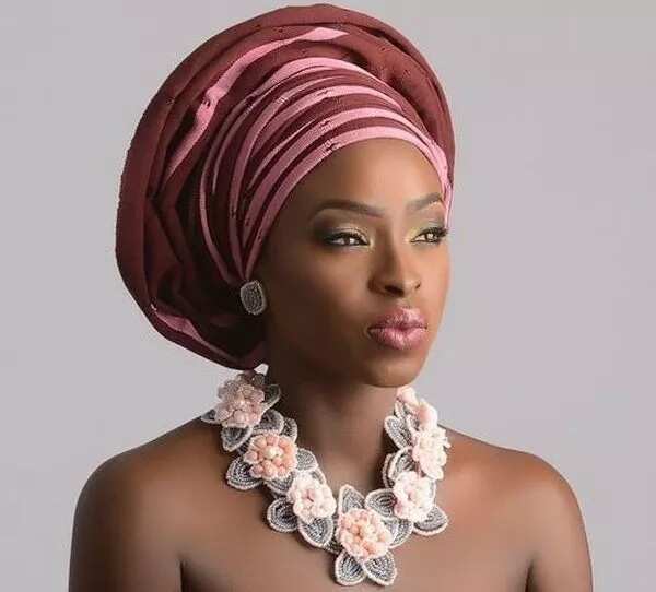Bead designs for traditional wedding in Nigeria flowers