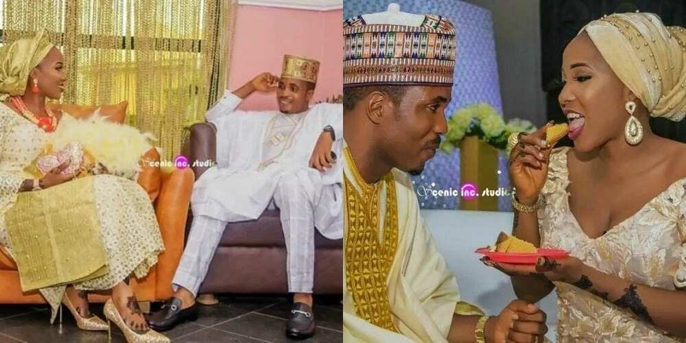 Oga Bello's son Lai weds