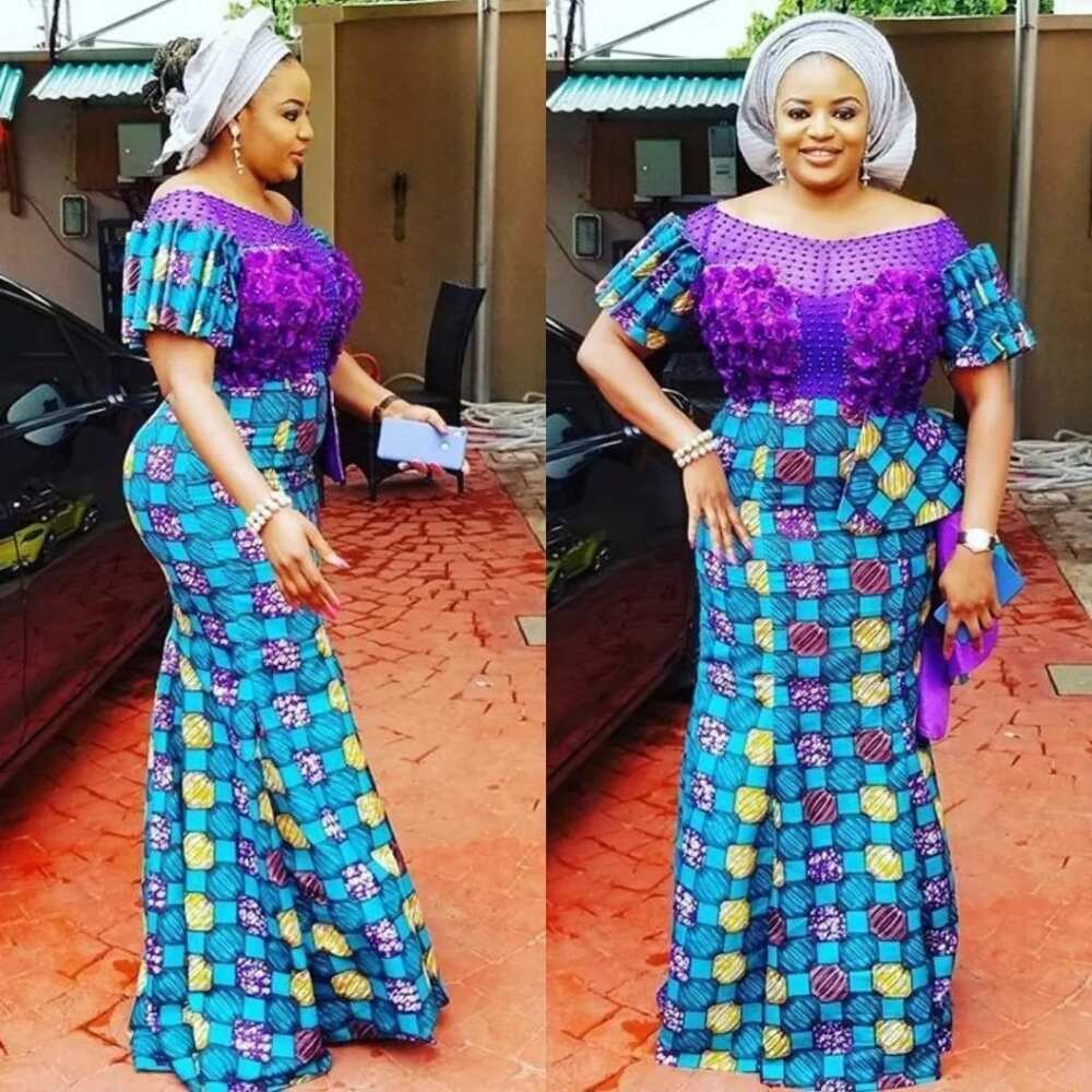Ankara skirt and blouse Ankara skirt and blouse