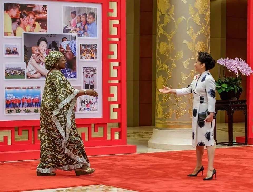 Aisha Buhari ta halarci taron hana yaduwar cutar kanjamau a kasar China (hotuna)