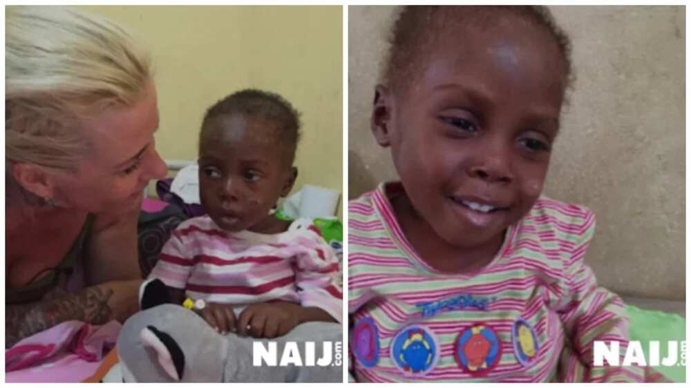 Akwa Ibom child branded a witch starts school, one year after being branded a witch (photos)