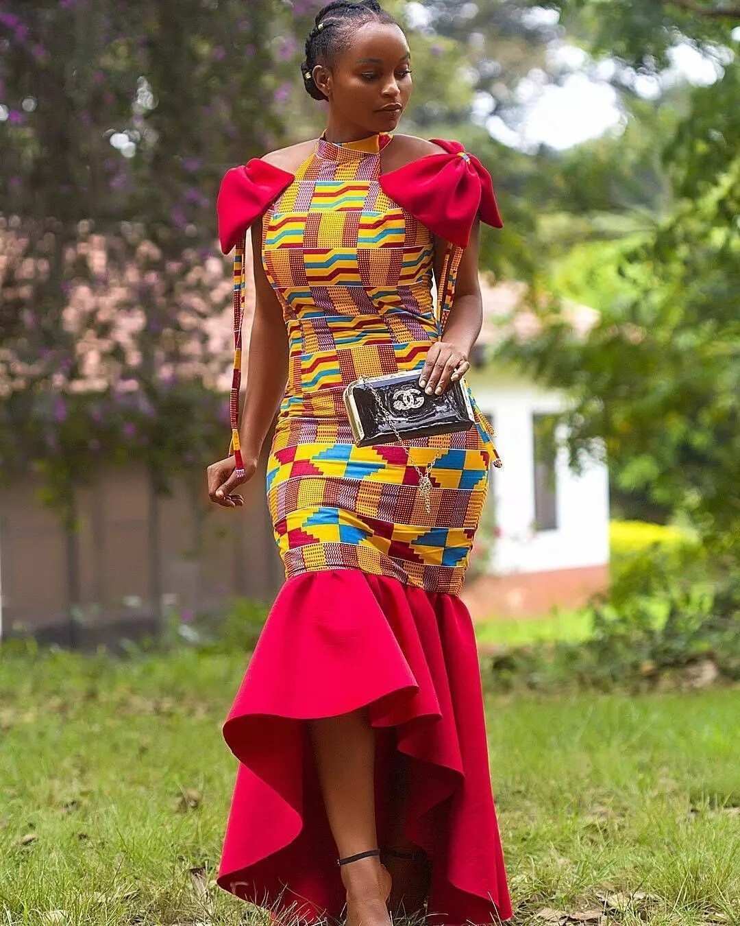 fitted ankara gown styles